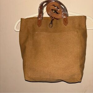 Thirty One Carryall Front Pocket Casual Canvas Crossbody Tote